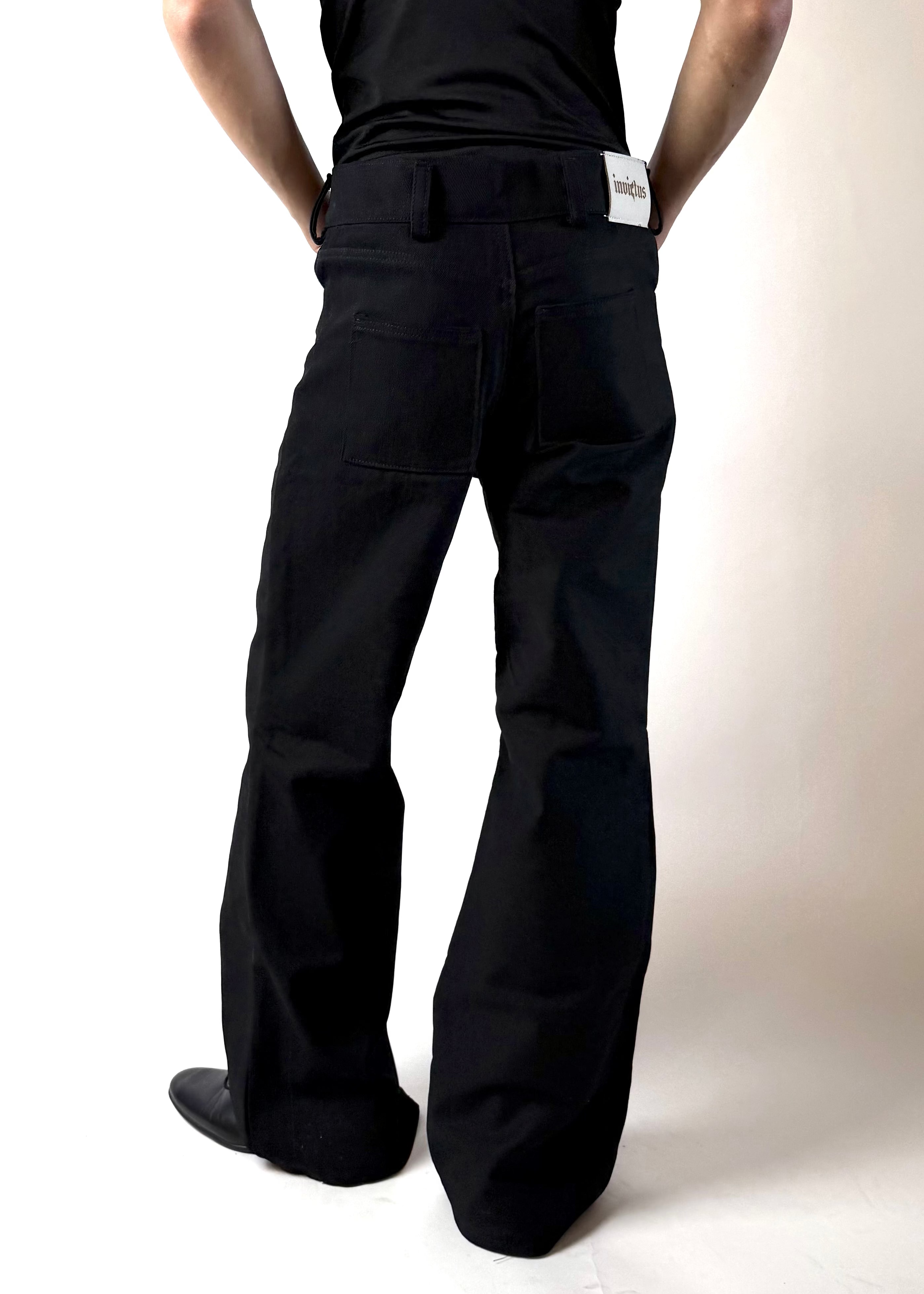 Raw Denim Bootcut "Classic Black"