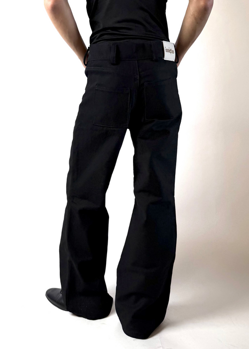 Raw Denim Bootcut "Classic Black"