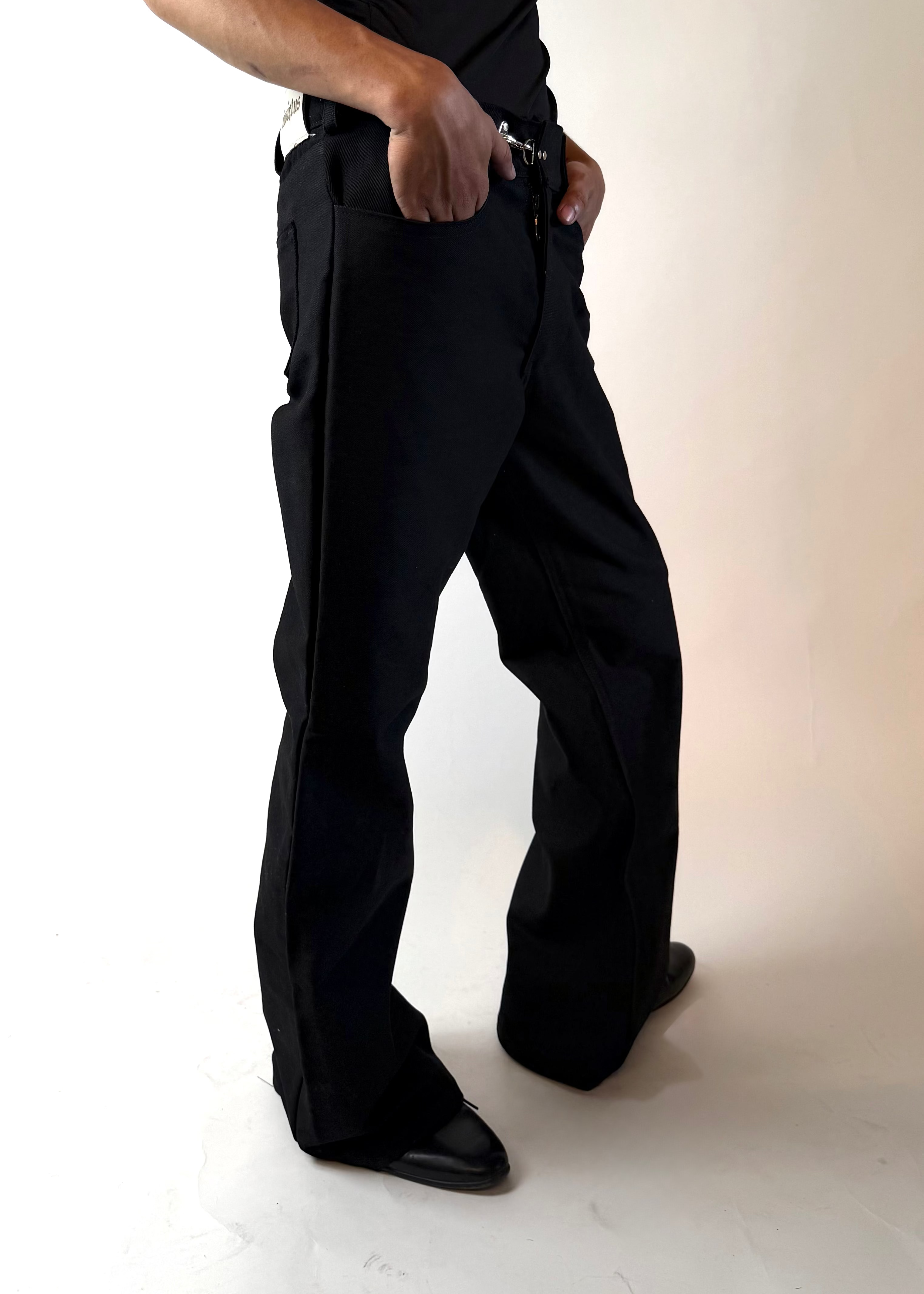 Raw Denim Bootcut "Classic Black"