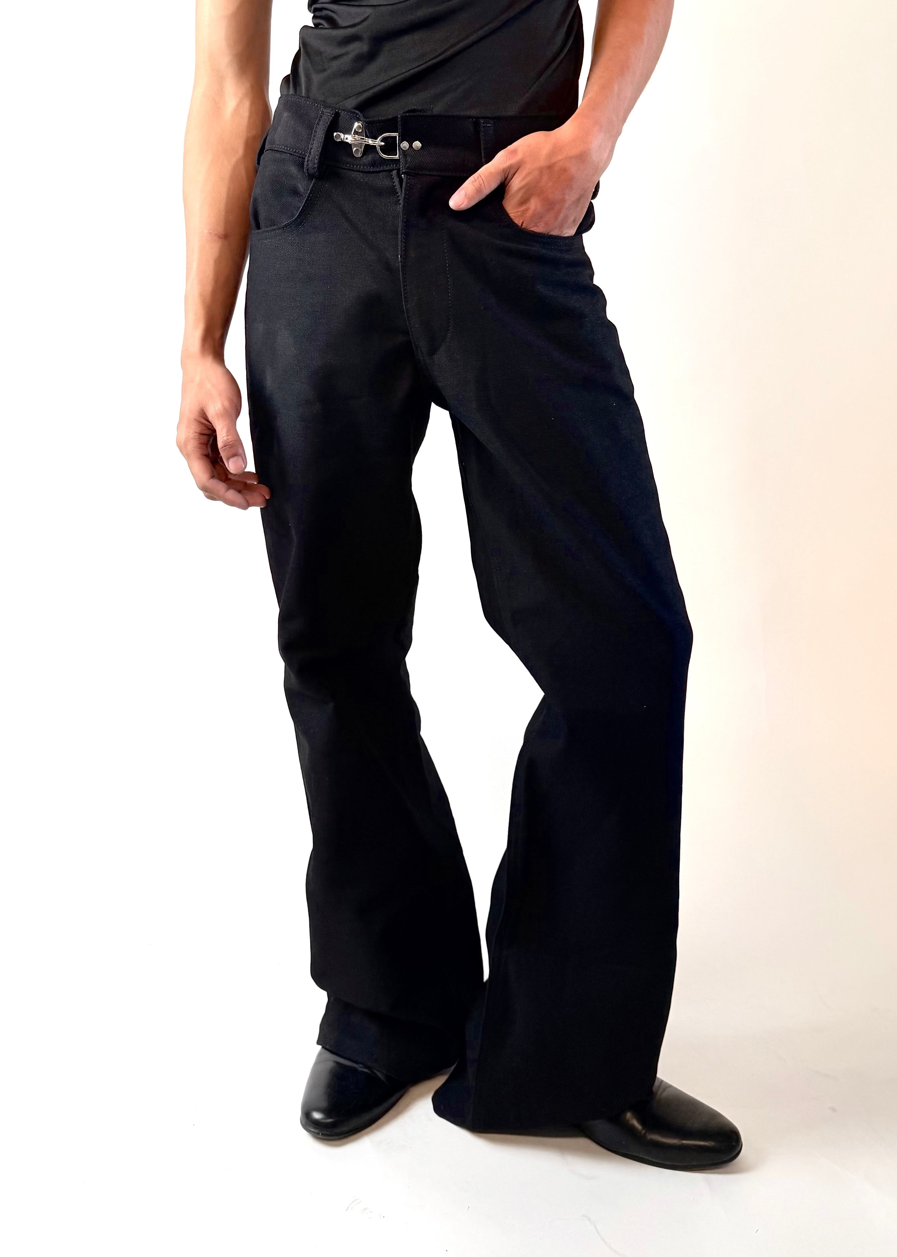 Raw Denim Bootcut "Classic Black"