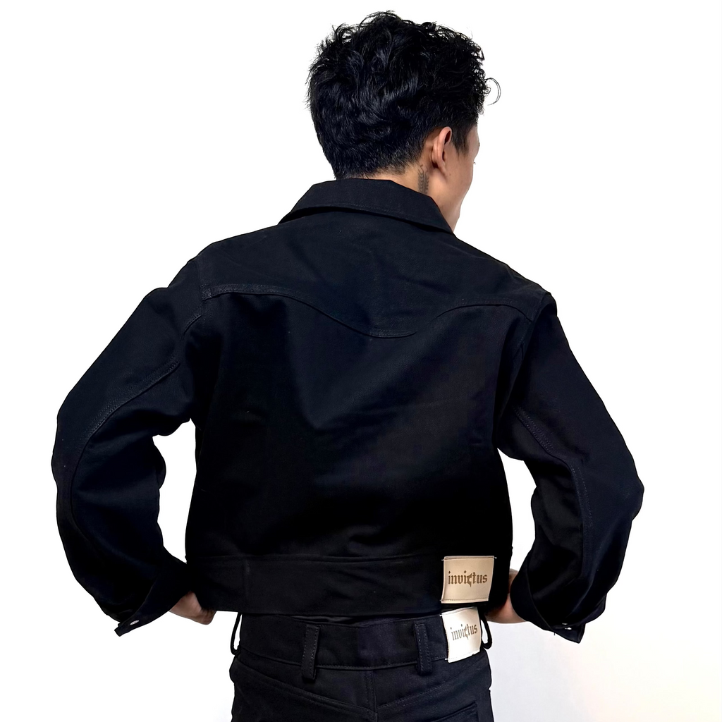 Raw Denim Jacket "Classic Black"